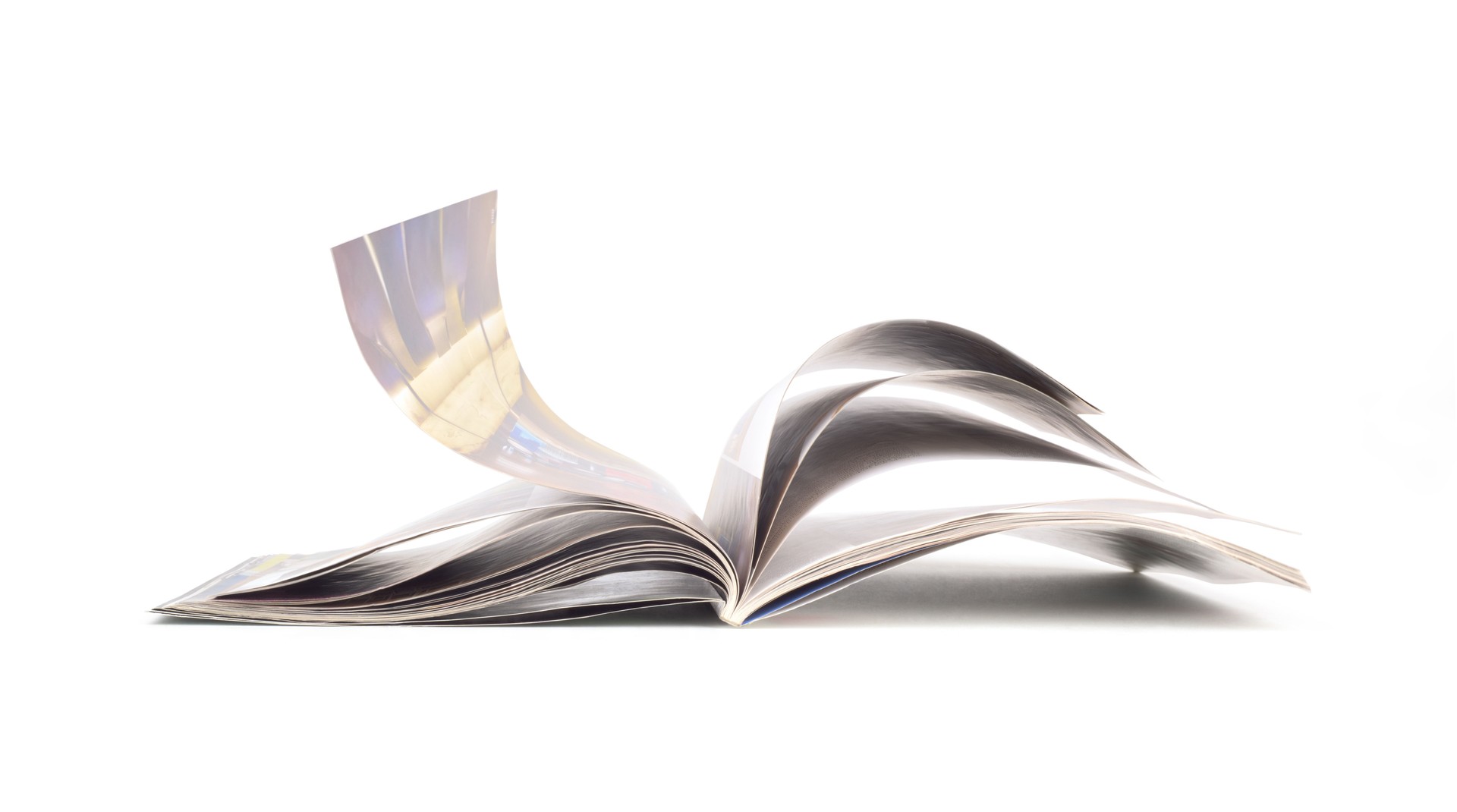 magazine isolated on white background